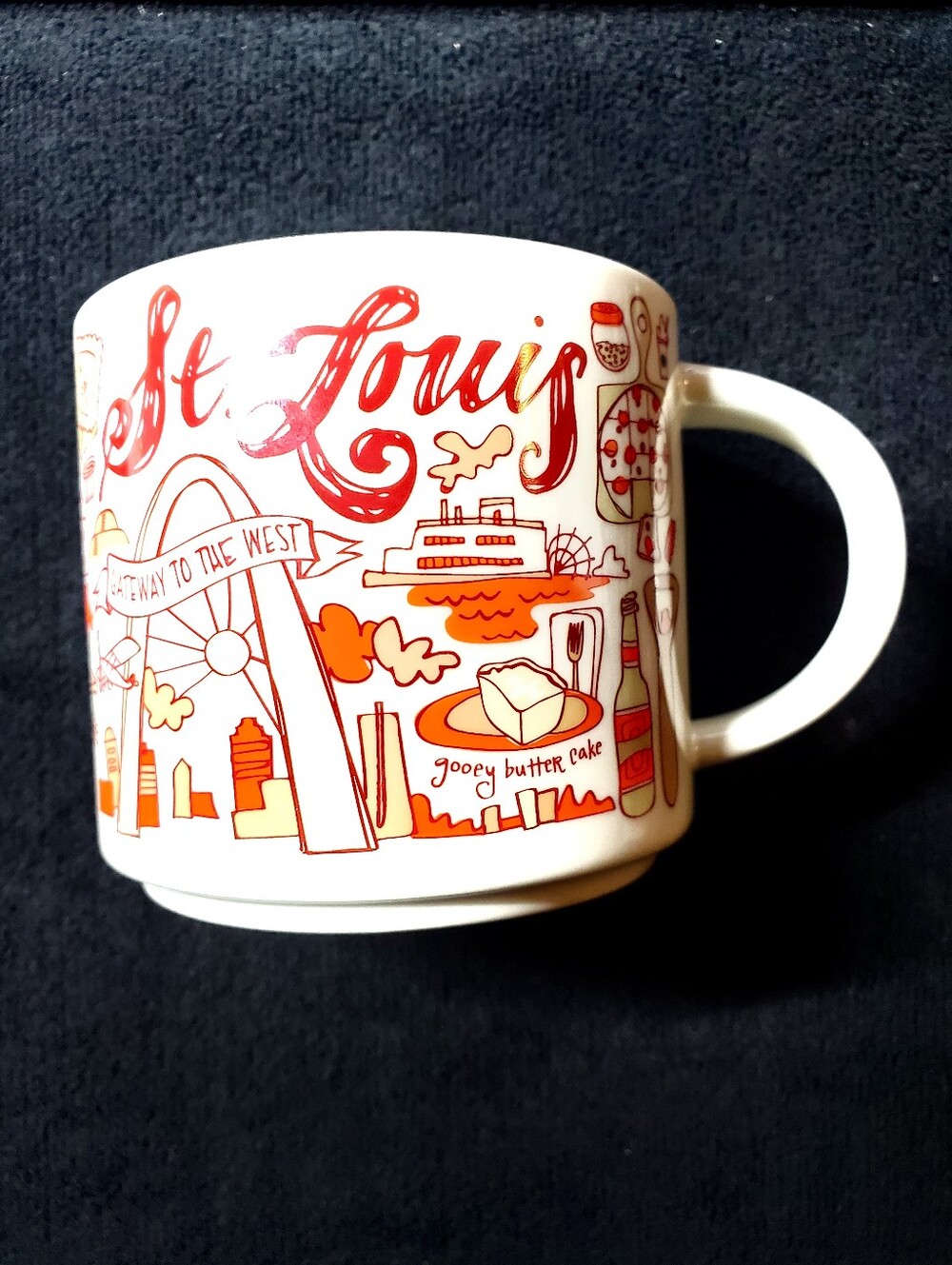 Starbucks Retired "Been There" Series St Louis, Missouri Coffee Mug Cup 14 oz